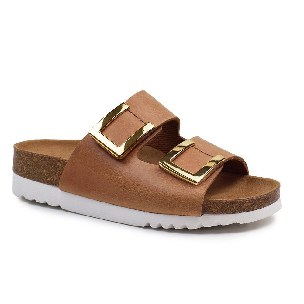 Scholl Sandaler Dam Adapta Monterey Cognac