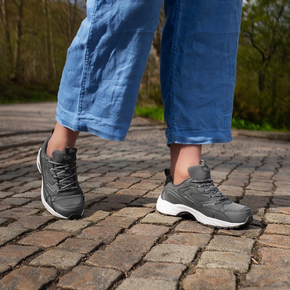 Scholl Sko Sprinter Snap Dame Antracit