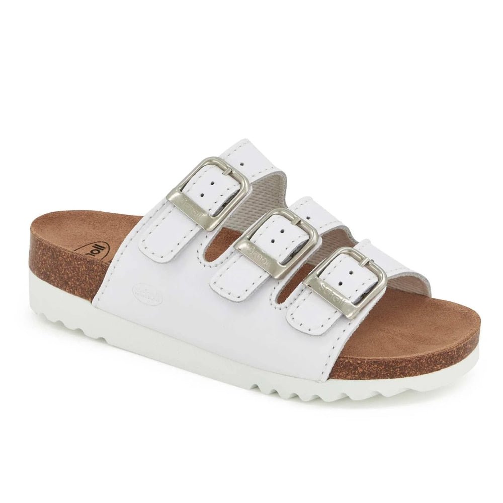 Scholl Damensandal Rio AD Hvid