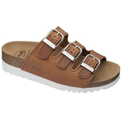 Scholl Sandal Dame Rio Cognac