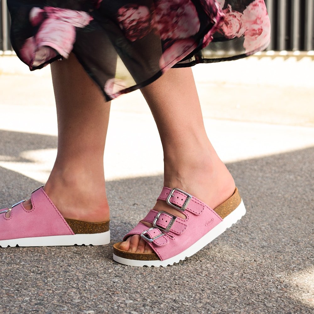 Produktbild 2 - Scholl Sandal Dam Rio Mocka Rosa
