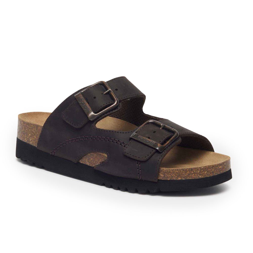 Scholl Sandal Dame Moldava Dk Brown