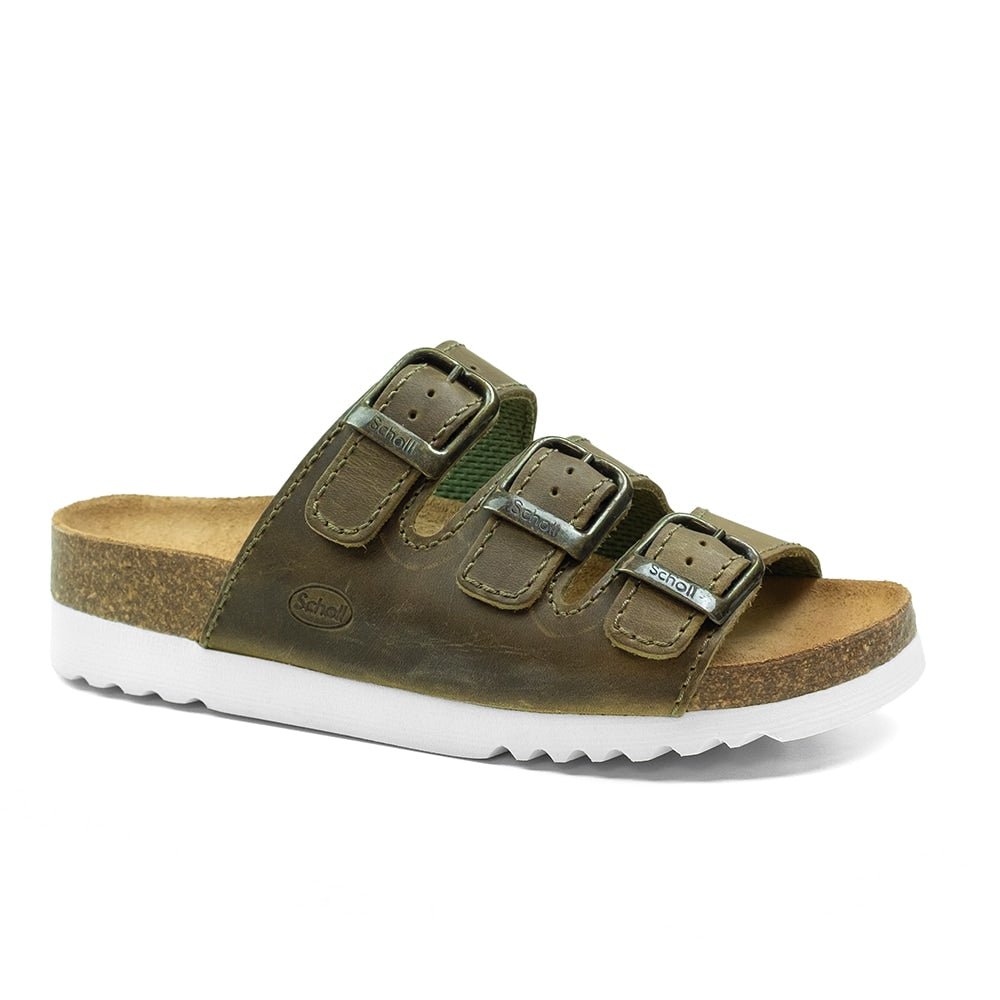 Scholl Sandal Dam Rio Oliv