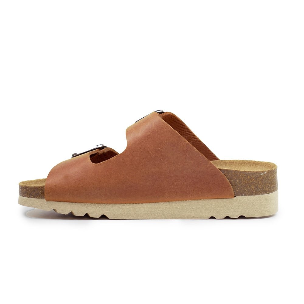 Produktbild 3 - Scholl Sandaler Dam Adapta Ilary Oiled Leather Cognac