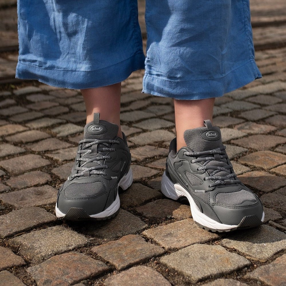 Scholl Sko Sprinter Snap Dame Antracit