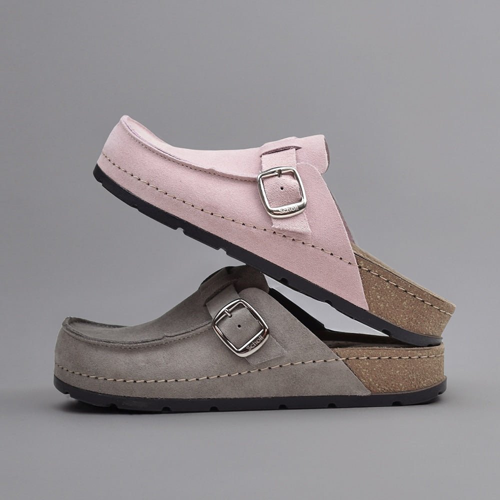 Scholl Hjemmesko Bora Moccasin Grey