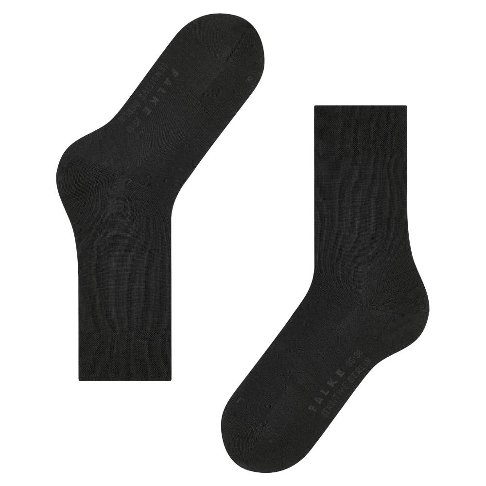 Falke Sensitive Berlin Strømper Dame Sort 1-pak