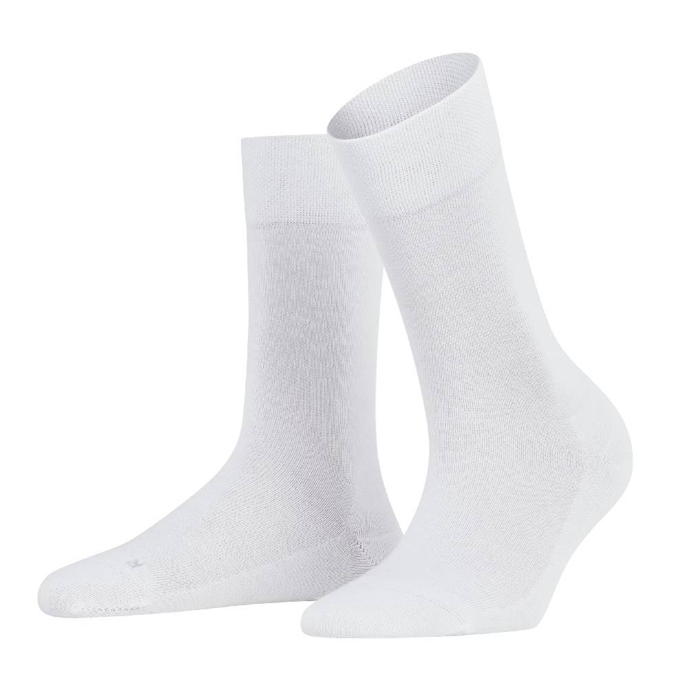 Falke Sensitive London Strømper Bomuld Dame Hvid 1-pak