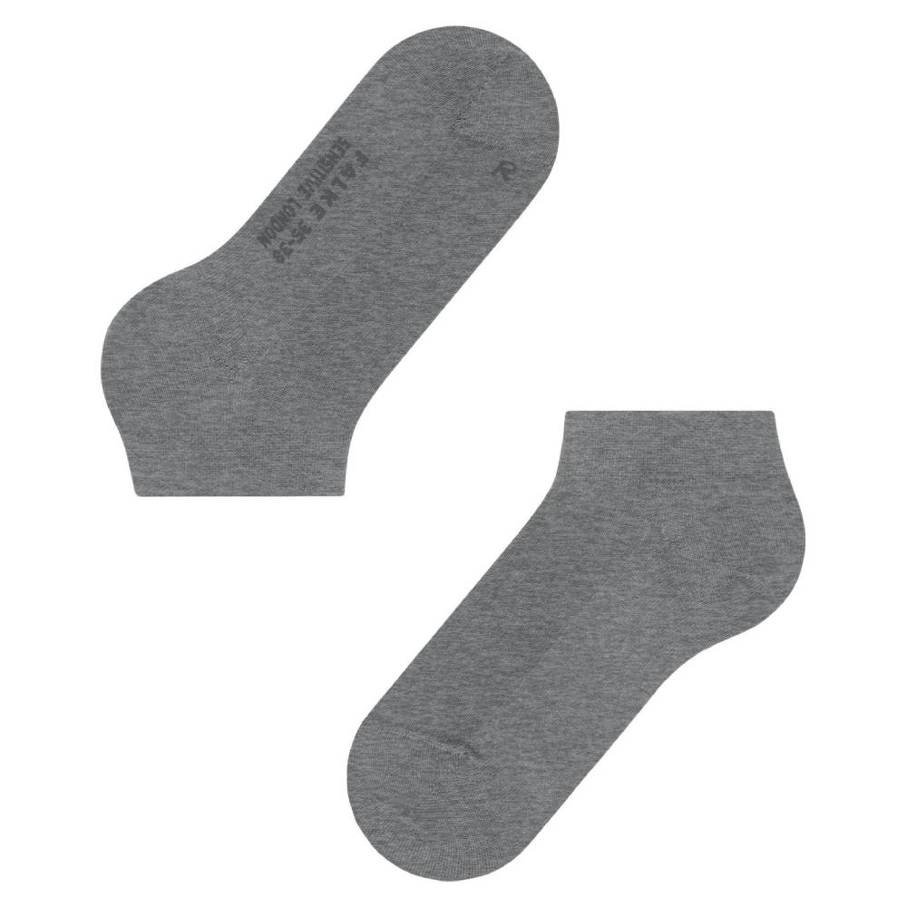 Produktbild 5 - Falke Sensitive London Women Sneaker Socks Light Grey Melange