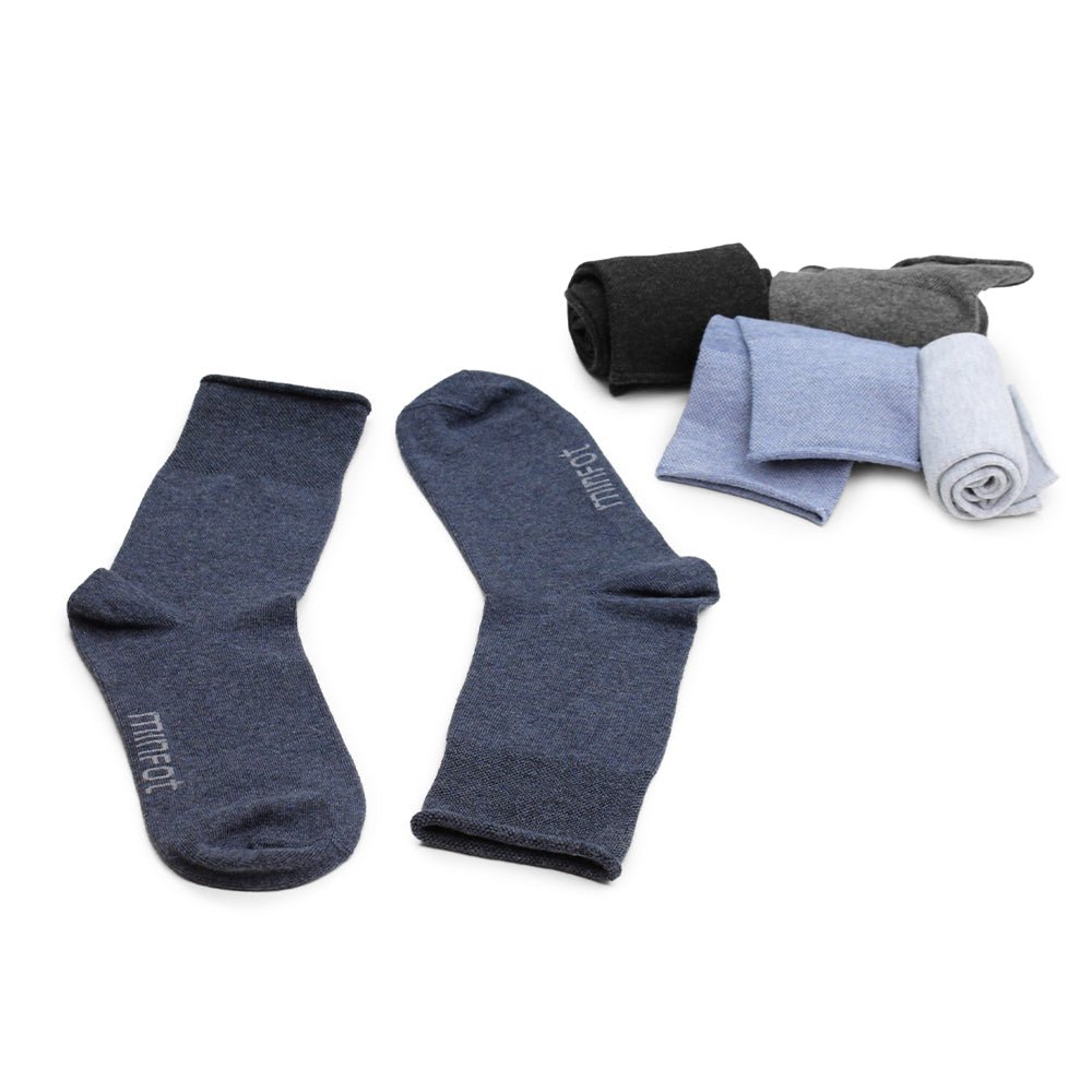 Produktbild 12 - Minfot Bomullsstrumpor Sensitive Ocean 5-pack