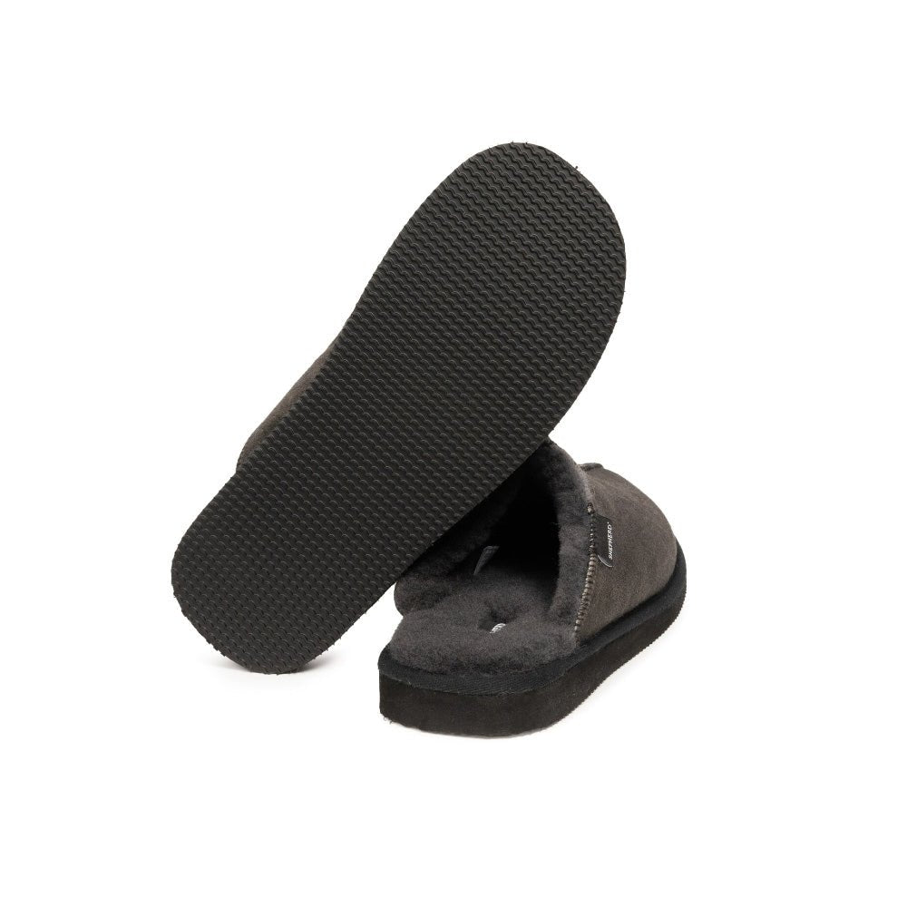 Shepherd Hugo Hjemmesko Fåreskind Sort