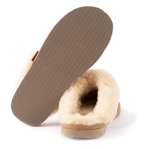 Shepherd Jessica Hjemmesko Fåreskind Chestnut