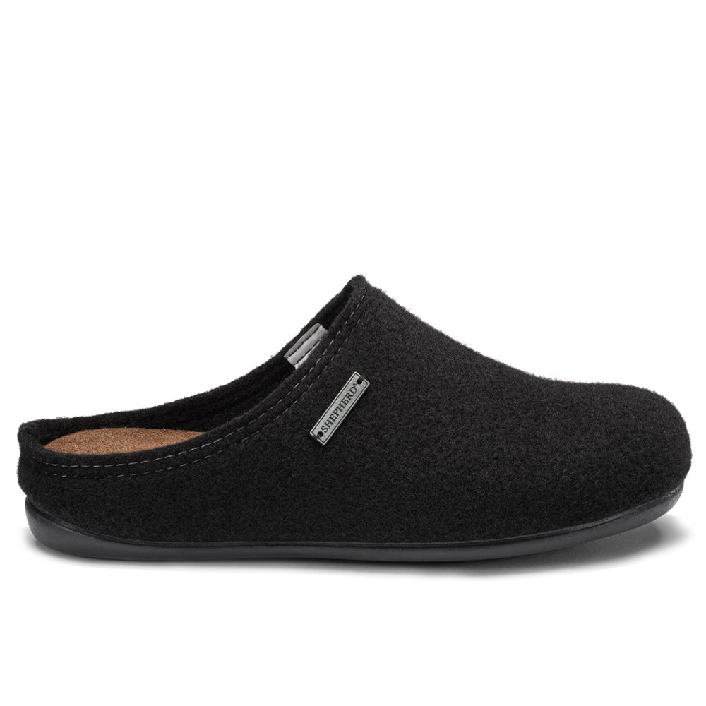 Shepherd Jon Hjemmesko Uld Herre Sort