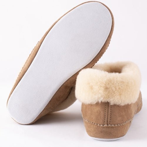 Produktbild 5 - Shepherd Emmy Fårskinnstofflor Chestnut