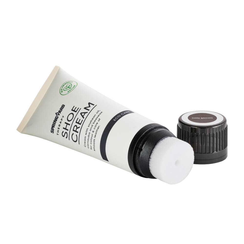 Springyard Skoplejecreme til Læder Mørkebrun
