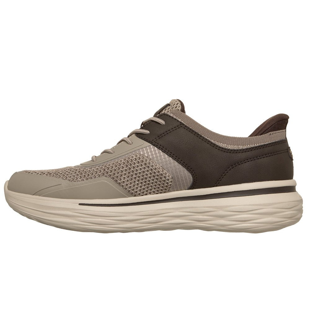 Produktbild 3 - Skechers Mens Sneakers Slip-Ins Nevarro Tavo Brown