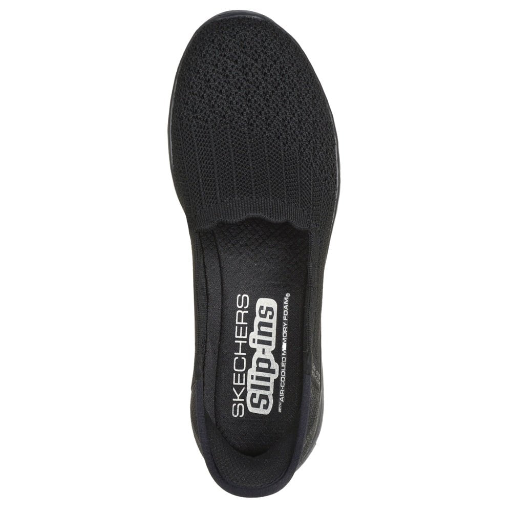 Skechers Seager Ballerinasko Dame Slip-Ins Sort
