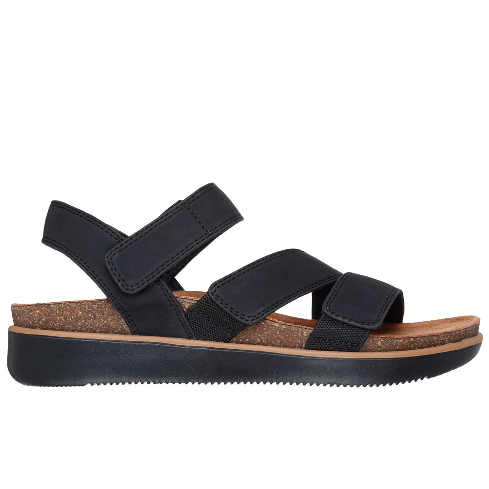 Skechers Lifted Comfort Sandaler Dame Sort