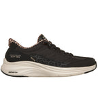 Skechers Cozy Fit Sneakers Dame Slip-Ins Sort Leopard