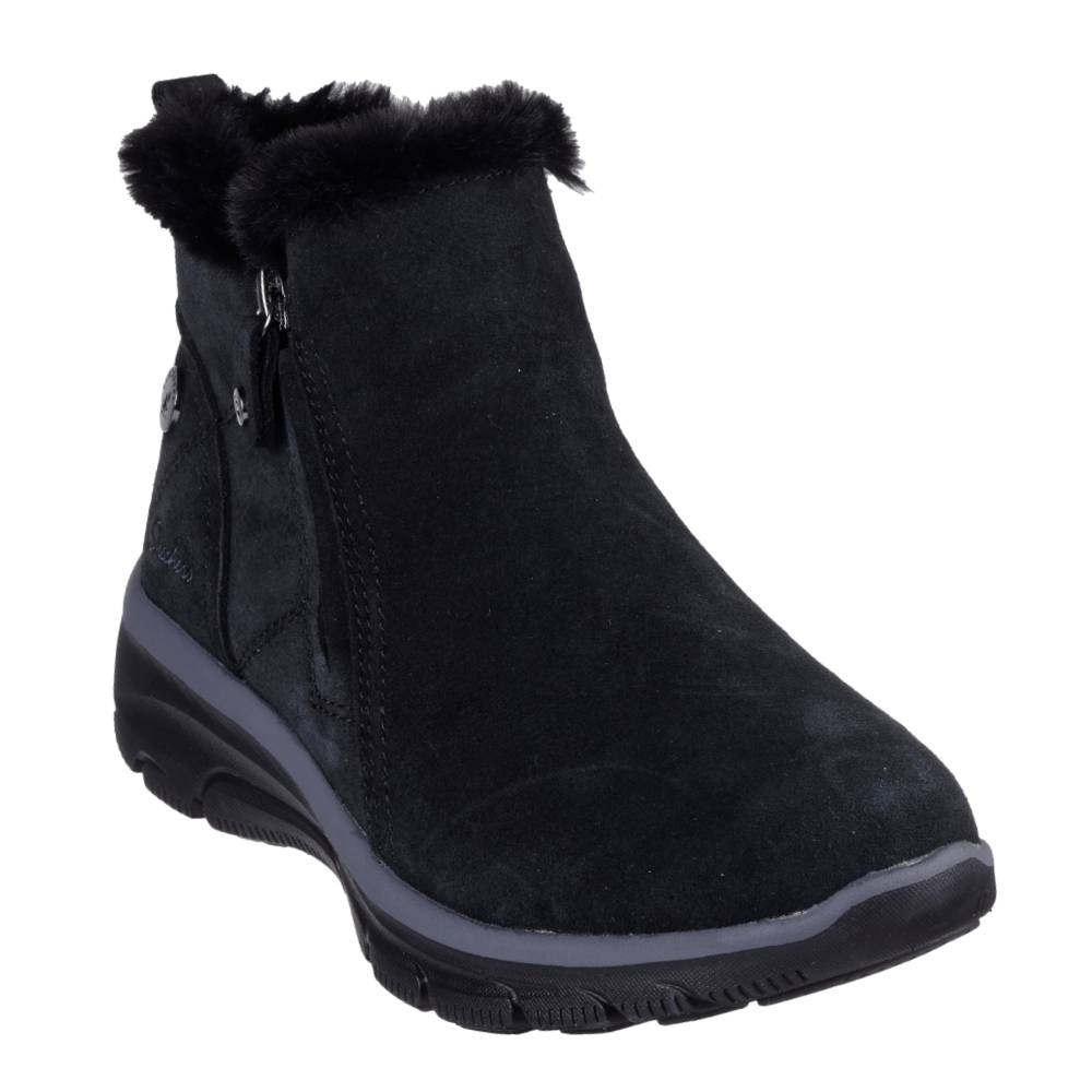 Skechers Easy Going Boots Zip Dame Vandtætte Sort