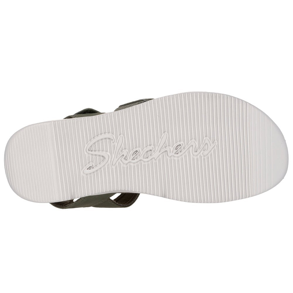 Skechers Sandaler Lifted Comfort Dame Olive
