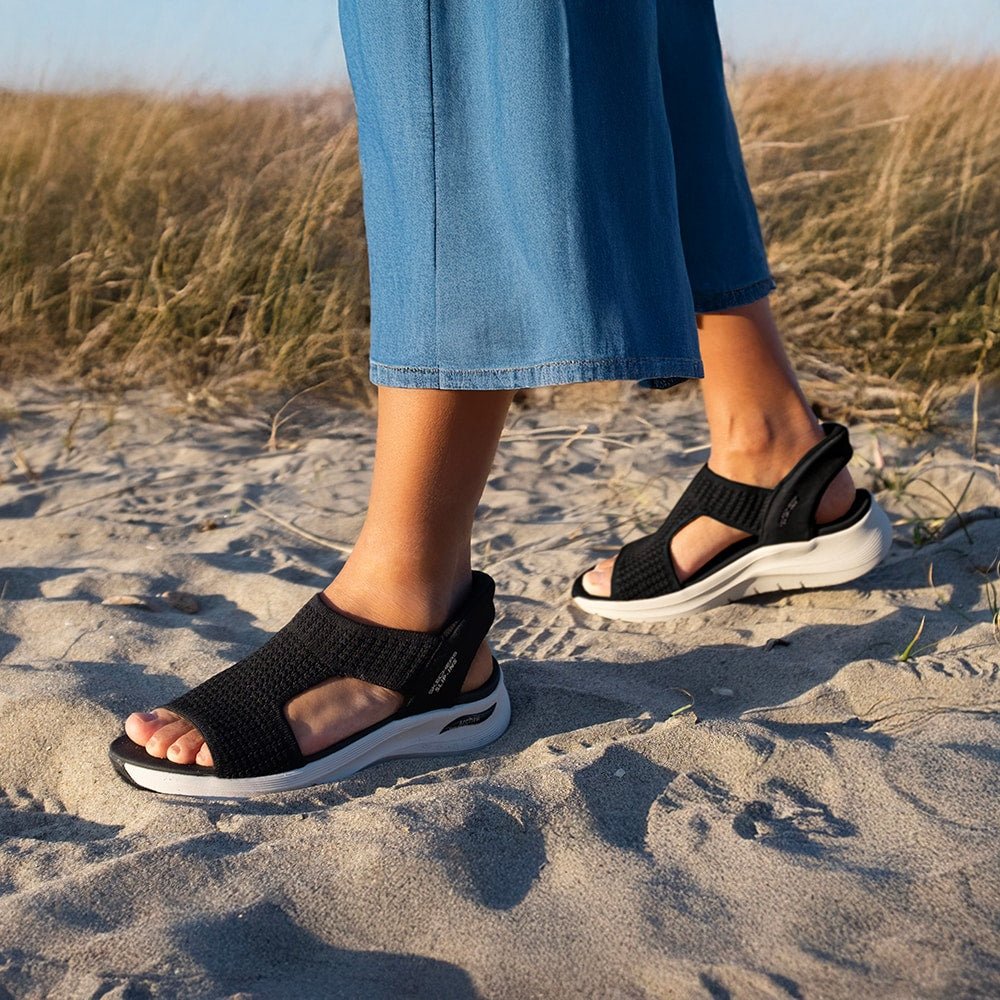 Skechers Sandaler Arch Fit 2.0 Slip-Ins Sling Back Black