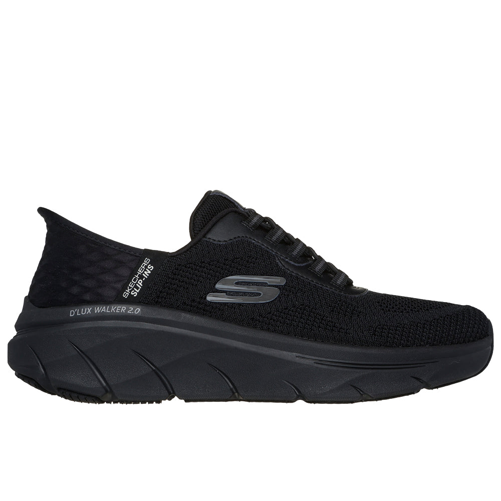 Skechers D Lux Walker 2.0 Sneakers Herre Slip-Ins Sort