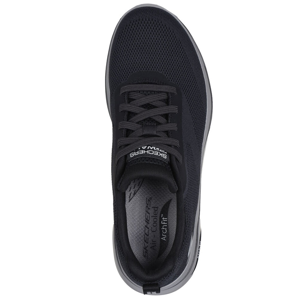 Produktbild 5 - Skechers Mens Go Walk Arch Fit 2.0 Black Grey