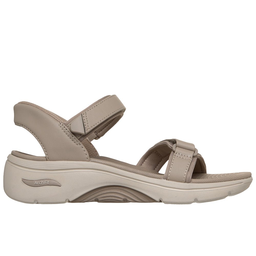Skechers Go Walk Sandaler Dame Arch Fit 2.0 Slip-Ins Taupe