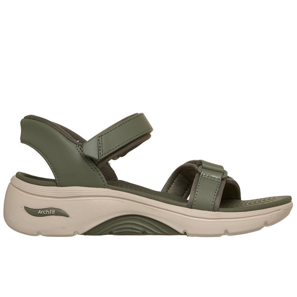 Skechers Go Walk Sandaler Dame Arch Fit 2.0 Slip-Ins Olive