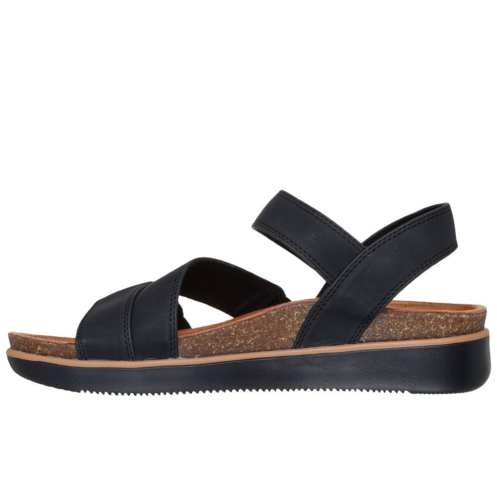 Skechers Lifted Comfort Sandaler Dame Sort