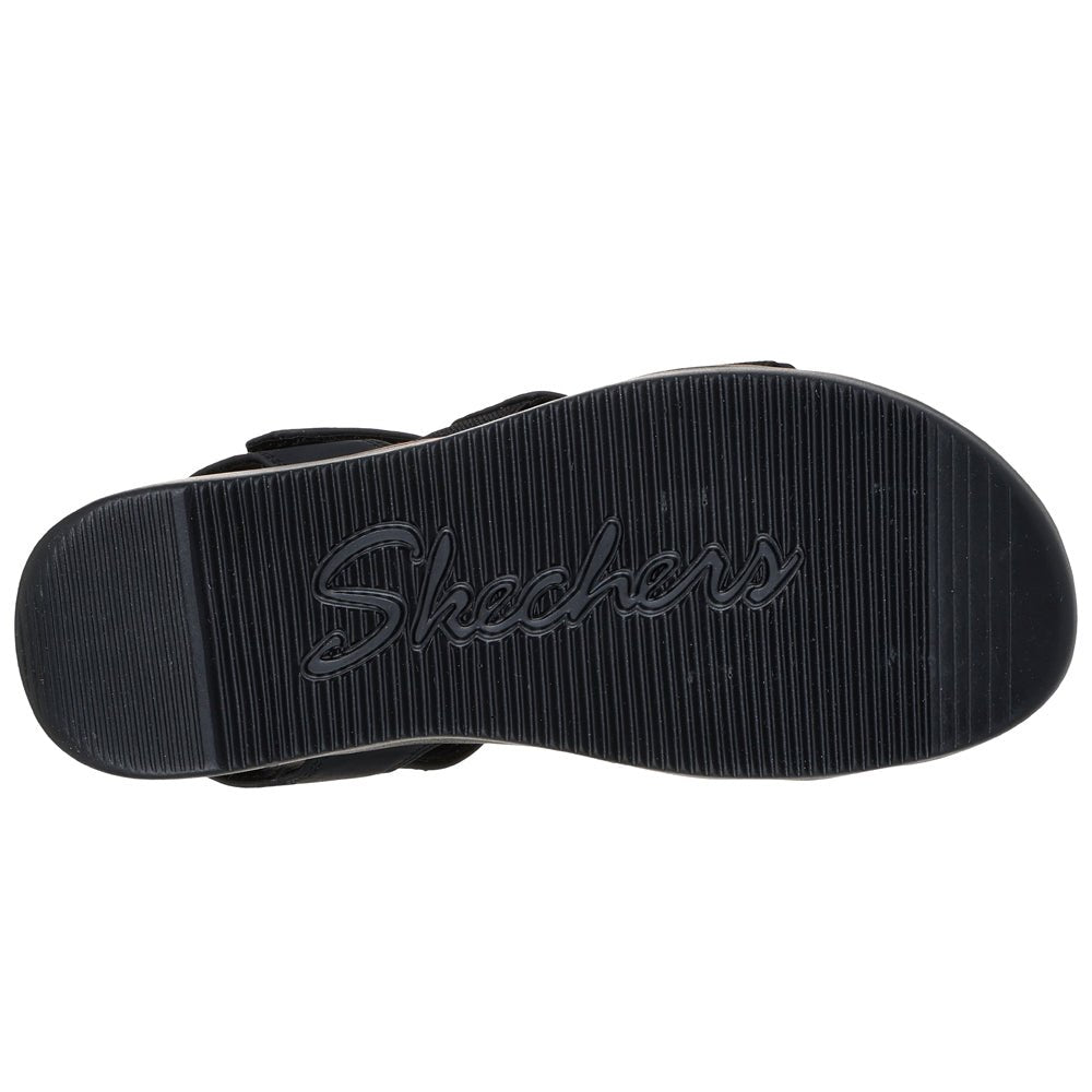Skechers Lifted Comfort Sandaler Dame Sort