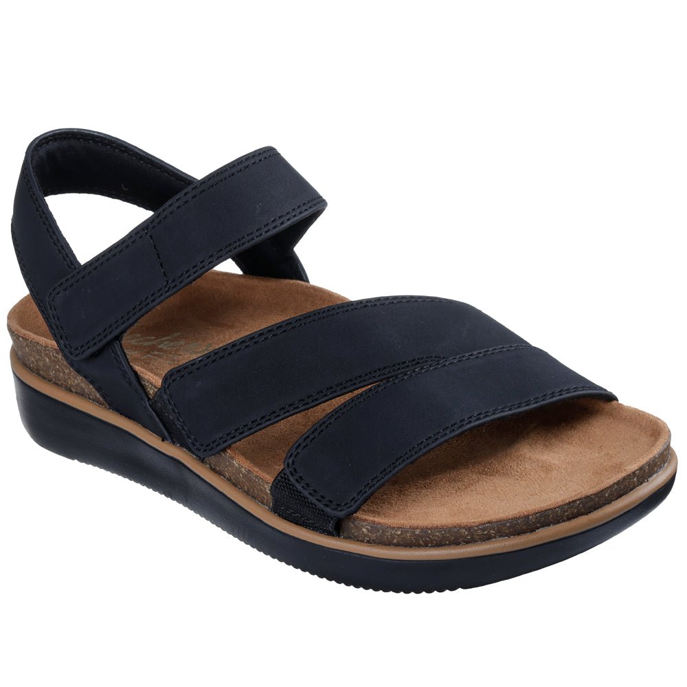 Skechers Lifted Comfort Sandaler Dame Sort
