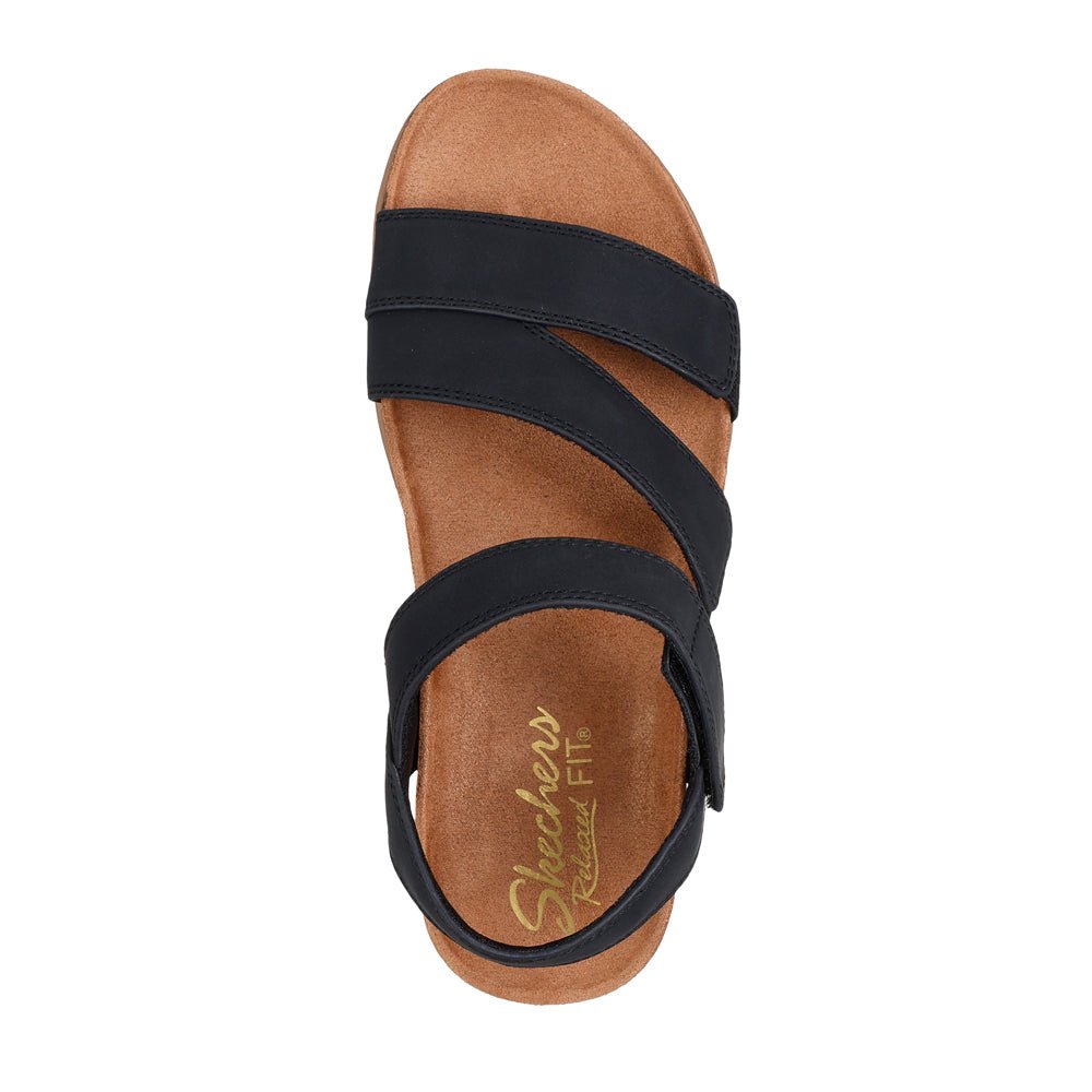 Skechers Lifted Comfort Sandaler Dame Sort