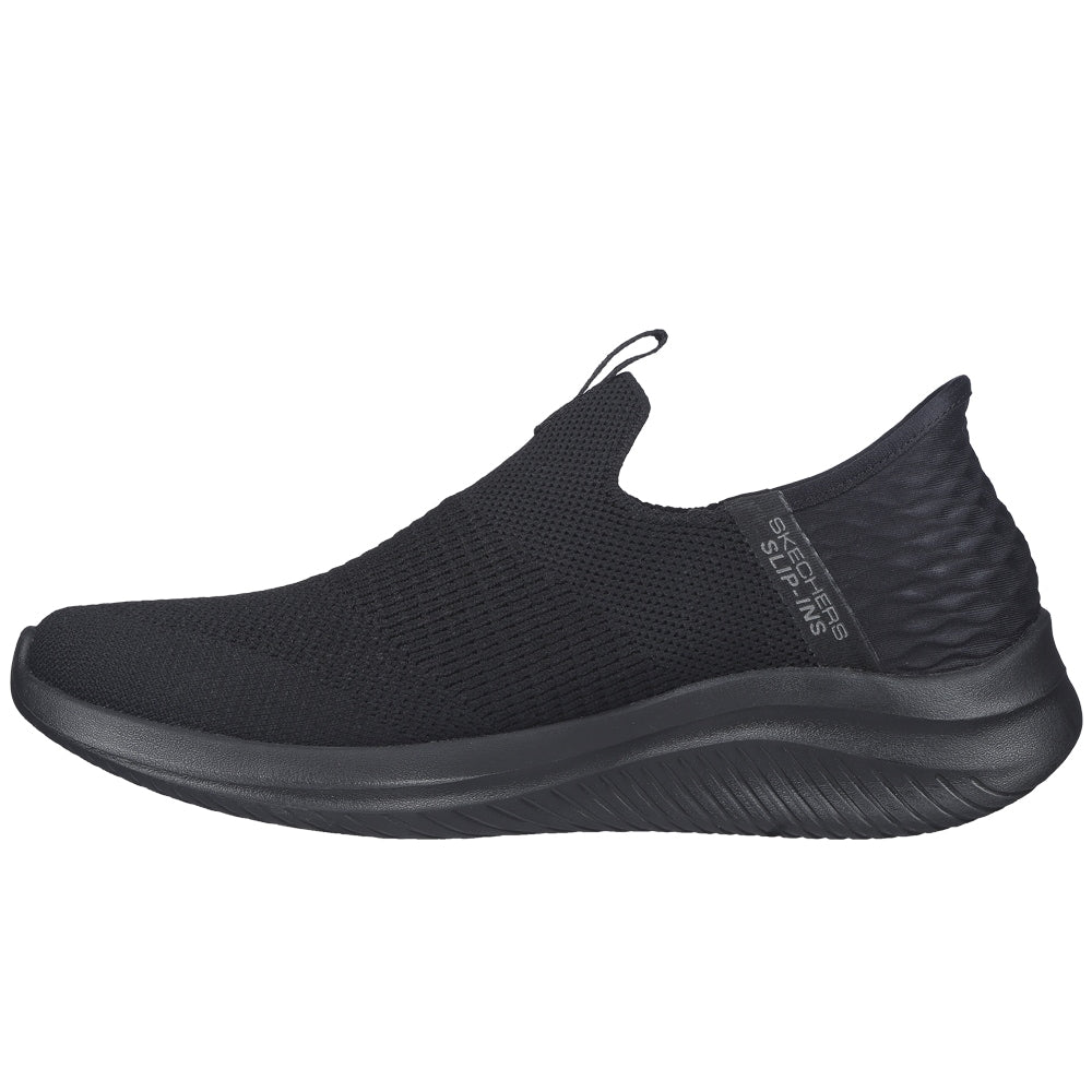 Skechers Womens Ultra Flex 3.0 Slip-Ins Total Black