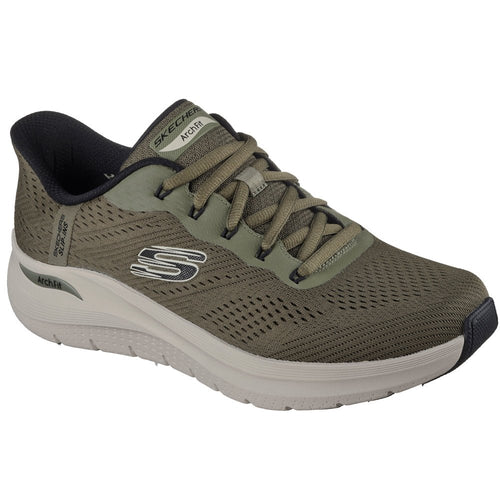 Skechers Mens Sneakers Slip-Ins Arch Fit 2.0 Lestur Olive