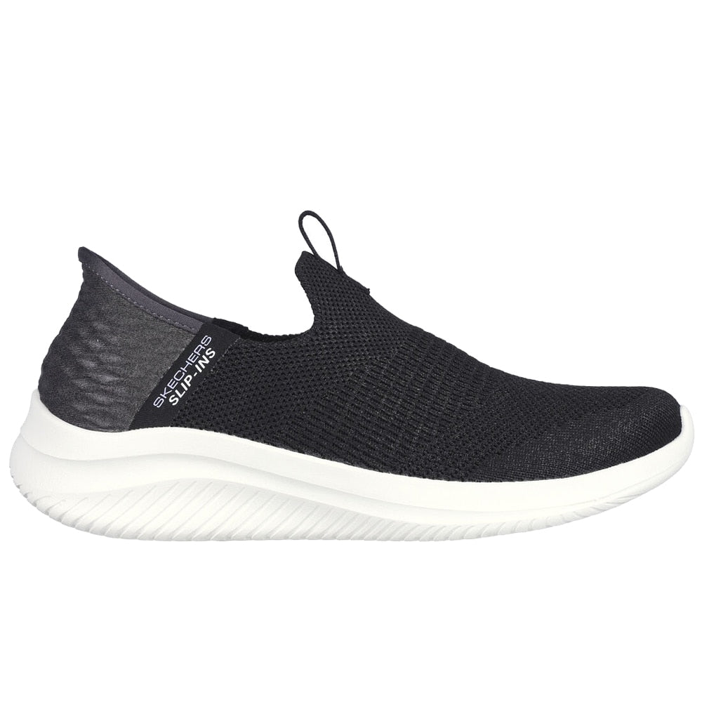 Skechers Womens Ultra Flex 3.0 Slip-Ins Black Vit Sula