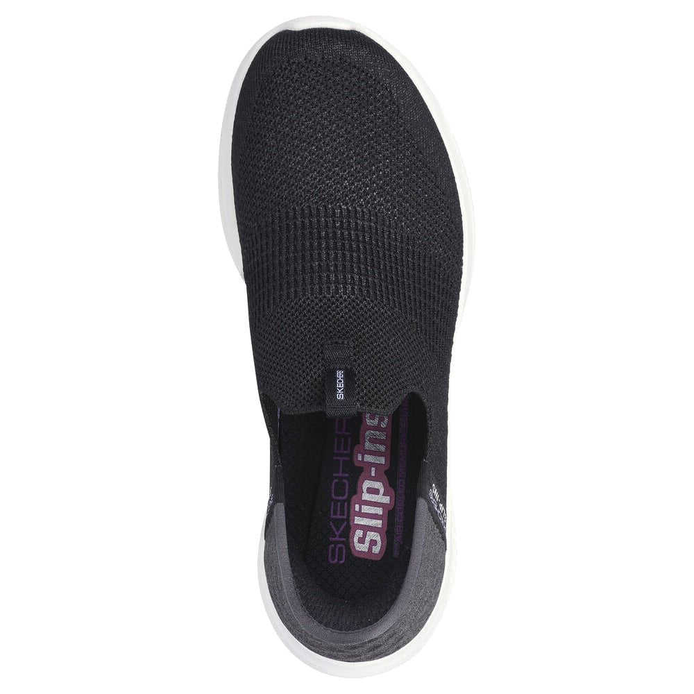 Produktbild 4 - Skechers Womens Ultra Flex 3.0 Slip-Ins Black Vit Sula