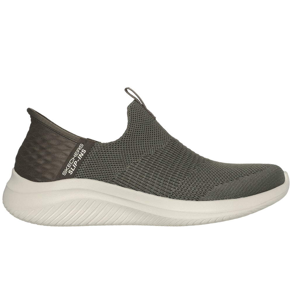 Skechers Womens Ultra Flex 3.0 Slip-Ins Olive