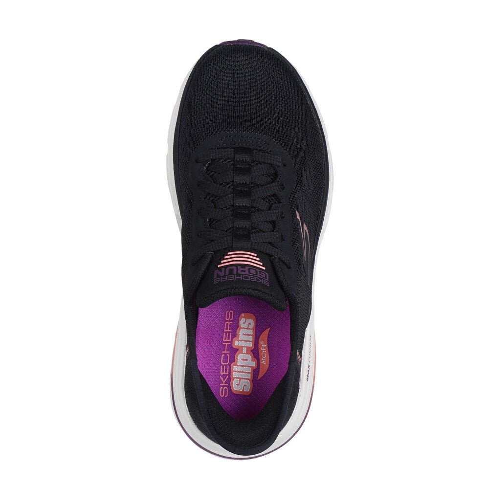 Produktbild 4 - Skechers Womens Max Cushioning Arch Fit Slip-Ins Black Pink