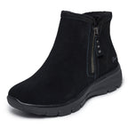 Skechers Easy Going Boots Zip Dame Sort
