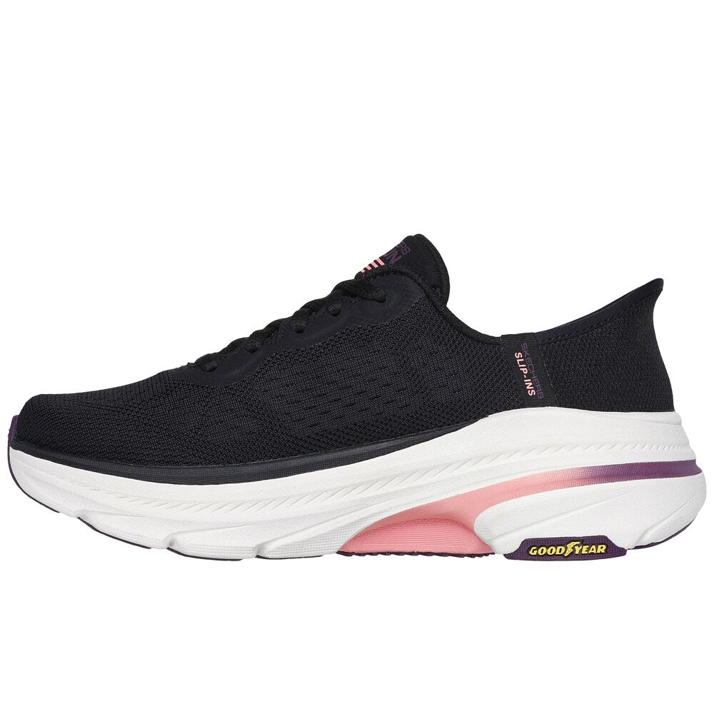 Produktbild 2 - Skechers Womens Max Cushioning Arch Fit Slip-Ins Black Pink