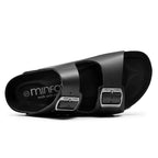 Minfot Uni Bred Biosandal Skinn Sort