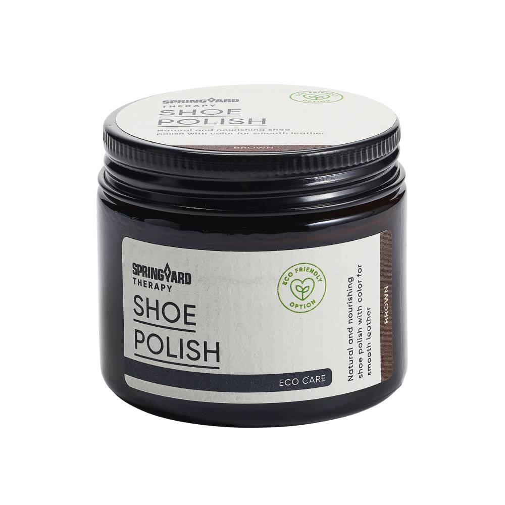 Springyard Shoe Polish Skocreme Læder Brun