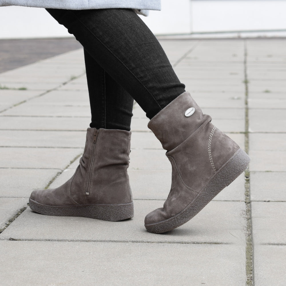 Minfot Marina Støvler med Lynlås Aquastop-TEX Taupe