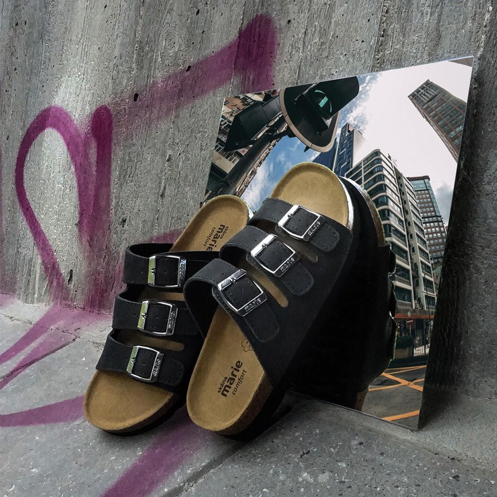 Produktbild 2 - Sköna Marie Damsandal Shell Svart