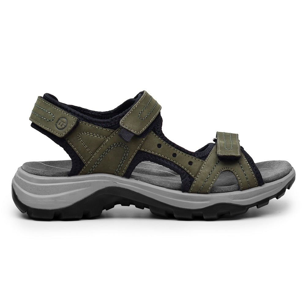 Minfot Sandaler Sandhamn Dame Nubuck Olivengrøn