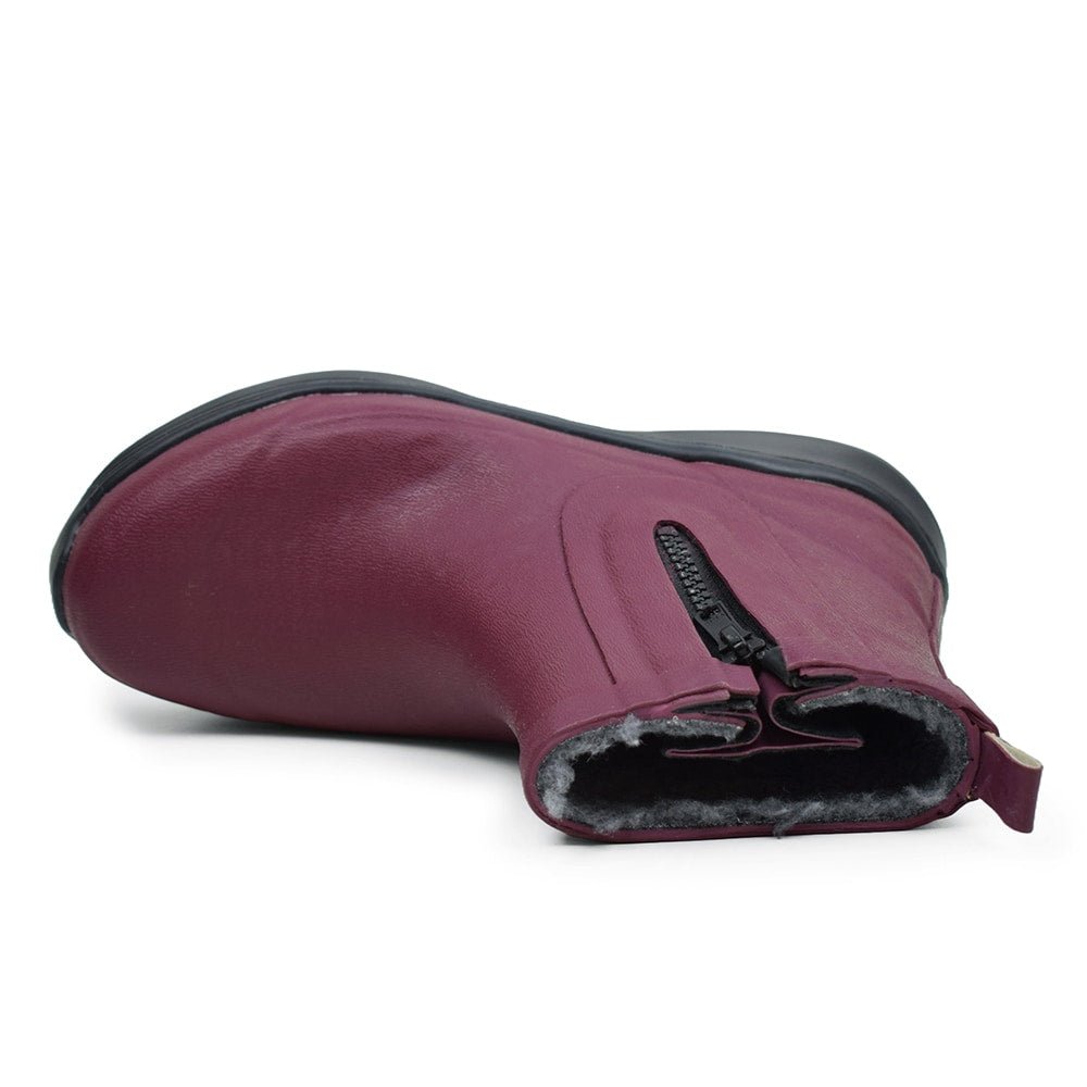 Produktbild 4 - Råå DESIGN Gummistövlar Nina Winter Burgundy