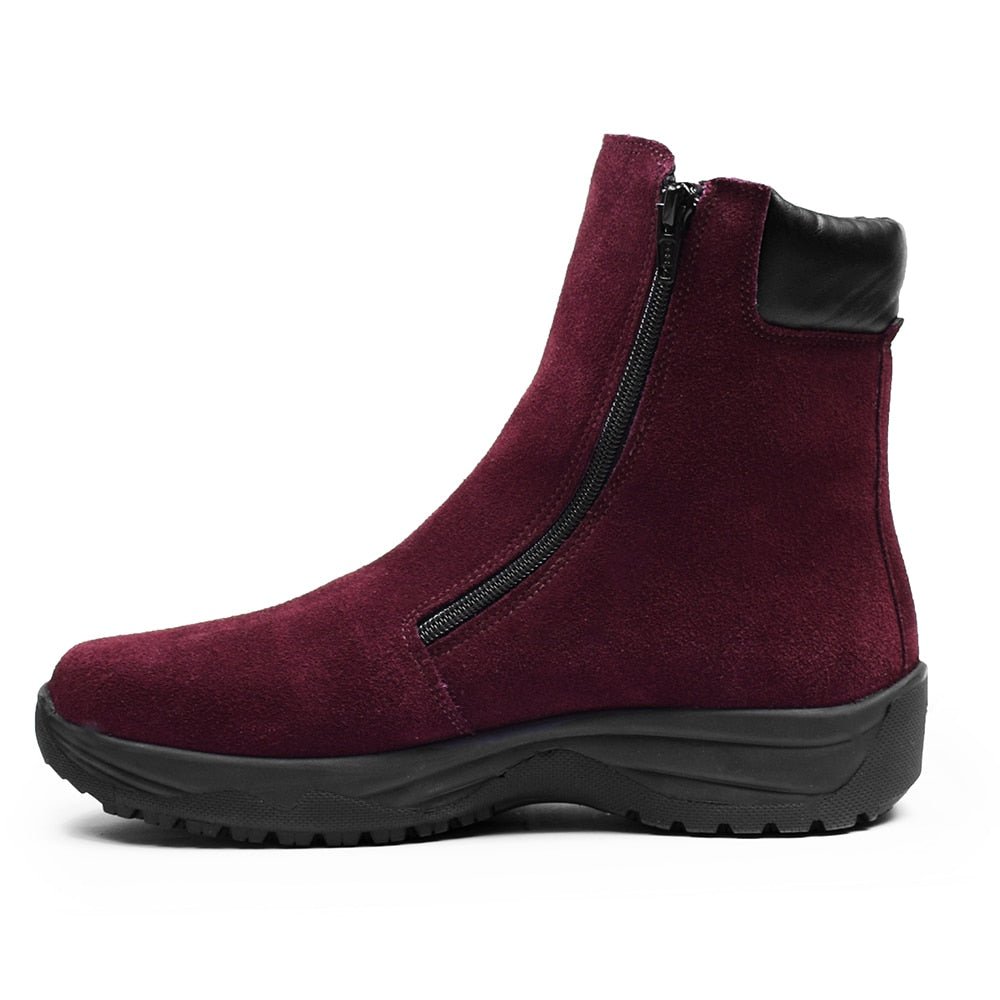 Produktbild 4 - Minfot Dubbskor Boden Mocka Ull Bordeaux