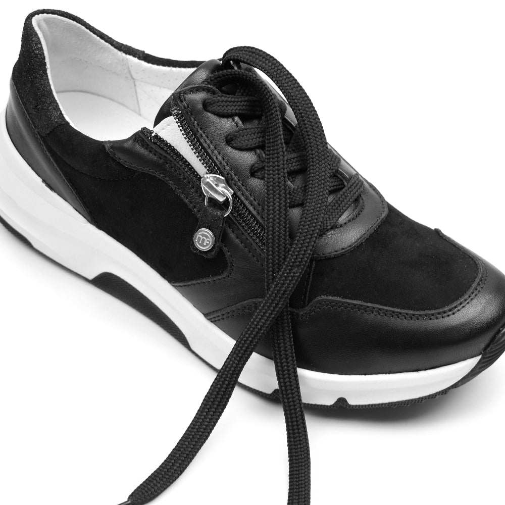 Minfot Sneaker Softrole Lux Stretch Sort